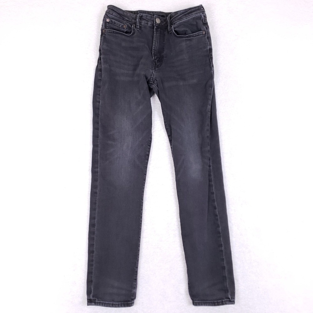 American Eagle Slim Jeans 29x32 Next Level Flex Black Wash Distressed Faded
